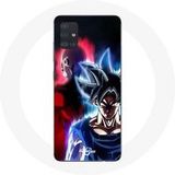 Maniacase Etui voor Samsung Galaxy A71 Anime Dragon Ball Goku en Jiren