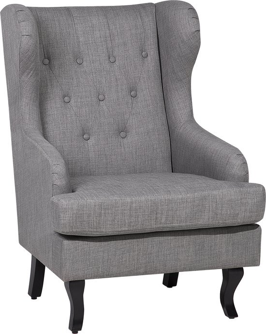 Beliani Alta stoel, stof, grijs