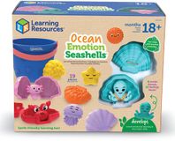 Learning Resources Ocean Emotion Seashells set. - 3+