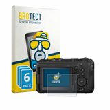 BROTECT - Screenprotector voor Canon EOS R6 V - Folie Beschermfolie matte 6 Stuks