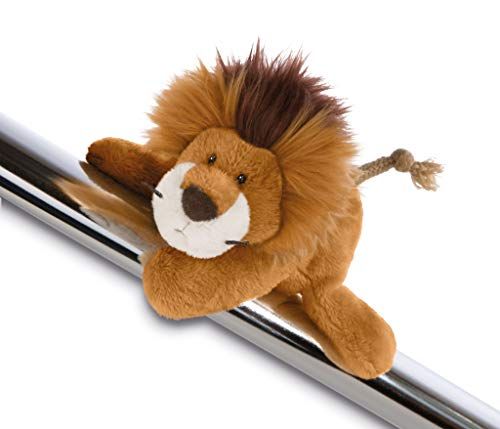 NICI 42904 magneetdier leeuw Kitan - 12 cm - bruin
