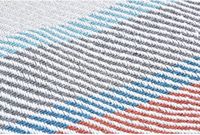 DKD Home Decor Deken Strepen Polyester Katoen (150 x 200 x 1 cm) (2 Stuks)