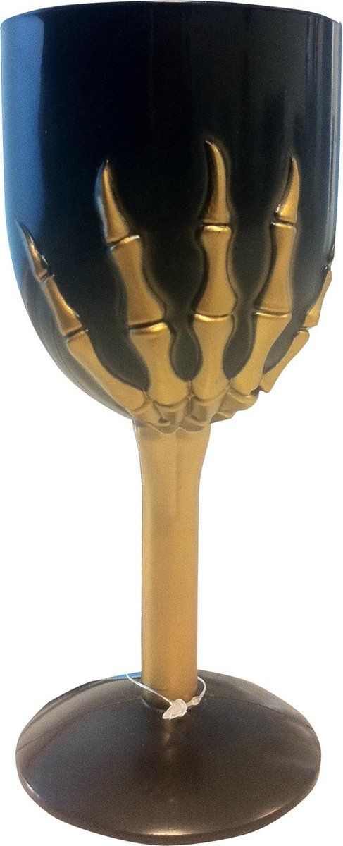 Smiffys Gothic Wine Glass - Multi-colored, Plastic
