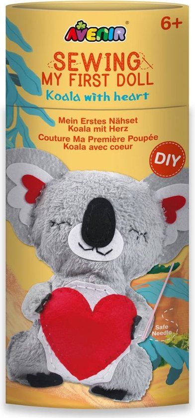 Avenir Mijn Eerste Popje Maken - Koala - Knutselset - Kinderen