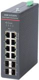 Hikvision DS-3T1512HP-SI-8P4F Managed Gigabit Ethernet PoE Netwerkswitch