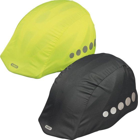 ABUS Regenhoes Helm Unisize Geel - Fietshelm - Unisex - Geel - Kunststof - One size