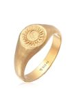Haze & Glory - Ring 'Sacred Sun' Goud 925 Sterling Zilver Heren Maat 60