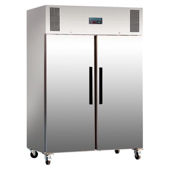 Polar 2 deurs koeling RVS 1200 ltr