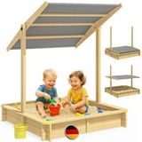 Spielwerk Zandbak - Hout Zonnedak UV 50+ Samu - 120x120x120cm