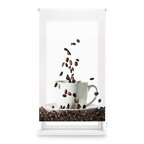 Blindecor Digital Kitchen Rollo Coffee - 90x180cm