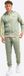 Lonsdale Slim fit herentrainingspak "The Gentlemen" Littlestone Green/Yellow/Ecru 3XL