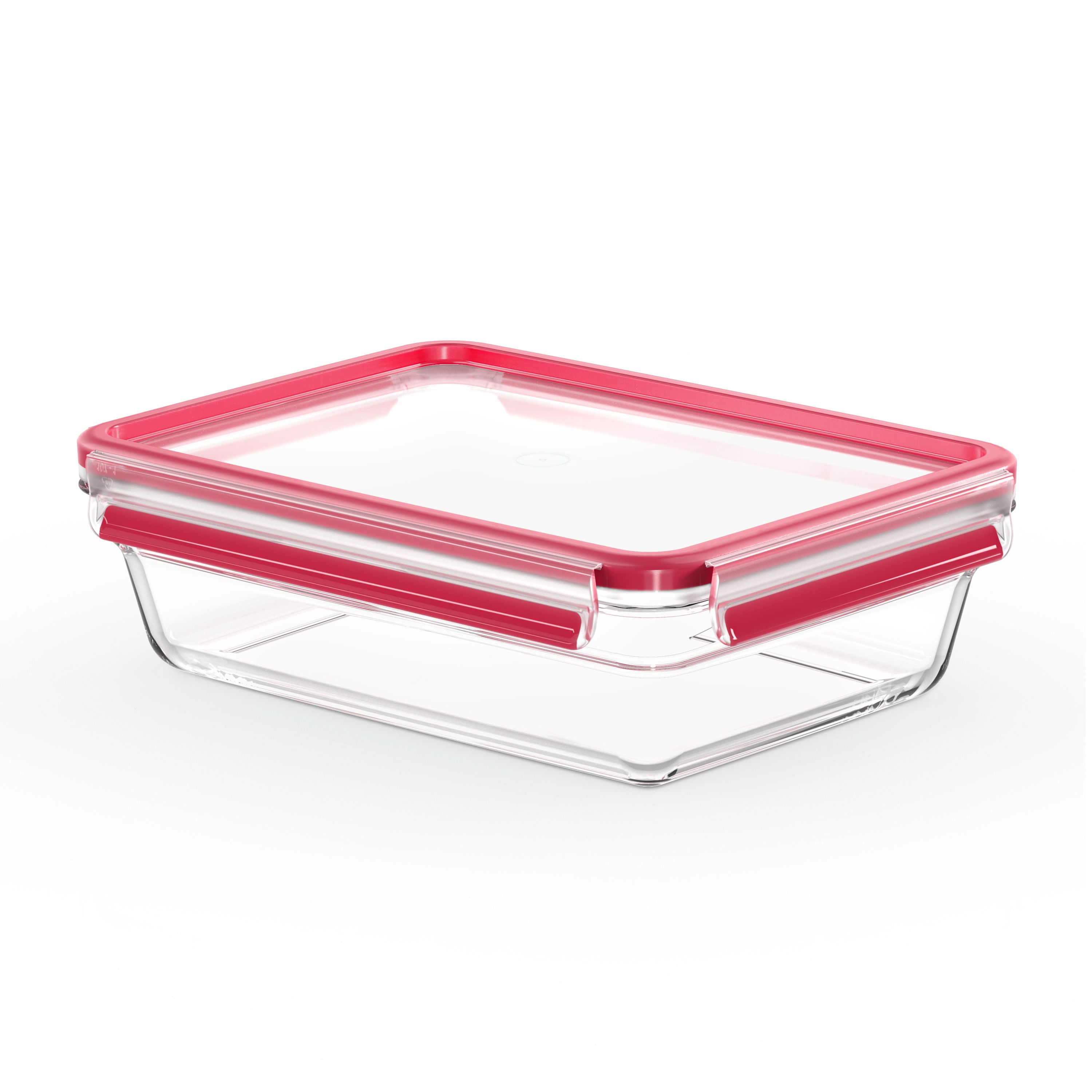 Emsa Clip & Close Glass - Voorraaddoos - Rechthoek - 2.0 liter - Transparant