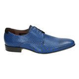 Van Bommel TERRA 06.04 Nette herenschoenen Blauw Suède Heren Veterschoen Maat 46