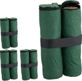 Merkloos Relaxdays partytent gewichten - set van 4 - Oxford-weefsel - groen