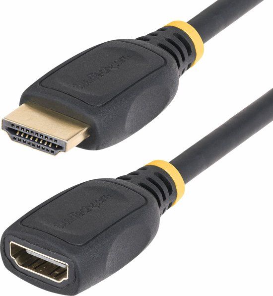 Startech HD2MF3FL HDMI 2.0 Verlengkabel Zwart