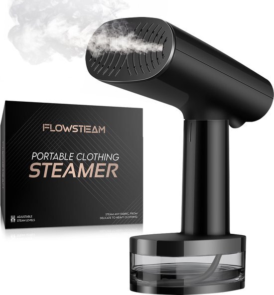FLOWSTEAM® Luxe Kledingstomer - Matte Black Edition - SG5657