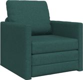 vidaXL Slaapbank Donkergroen Stof 74 x 77 x 81 cm