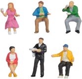 Noch In De Restauratiewagen (6 Figuren)