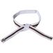 Kwon Ceinture de scratch blanche/marron/jaune Budō enfant