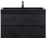 BES LED Maxx XL Badmeubelset 100 cm - Black Oak - Wastafel Lucca 1 Kraangat