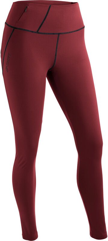 Maier Sports Arenit Leggings Dames - Rood - EU 40 (Regular)