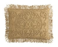 Beatrice Home Fashions Medaillon Chenille, Standaard Sham, Goud