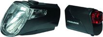TRELOCK verlichtingsset LS 360 I-GO 25 LUX / LS 720 SET Zwart