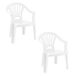 Trendoz Siège enfant - 2 pièces - Blanc - 50 cm - Plastique