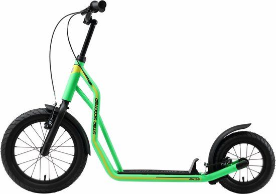 STAR SCOOTER Autoped - 16 inch + 12 inch - Groen