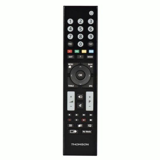 Thomson Hama ROC1117GRU afstandsbediening IR Draadloos TV Drukknopen Zwart