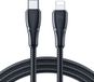 JOYROOM Kleine USB C naar Lightning Kabel - 0.25m - Snellader - Zwart