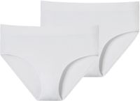 Schiesser Panty Unique Micro Wit Dames Effen 2 Stuks