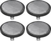 ProPlus Réflecteur - set 4x - blanc - fixation par boulon - 60mm - boulon M5 - rond