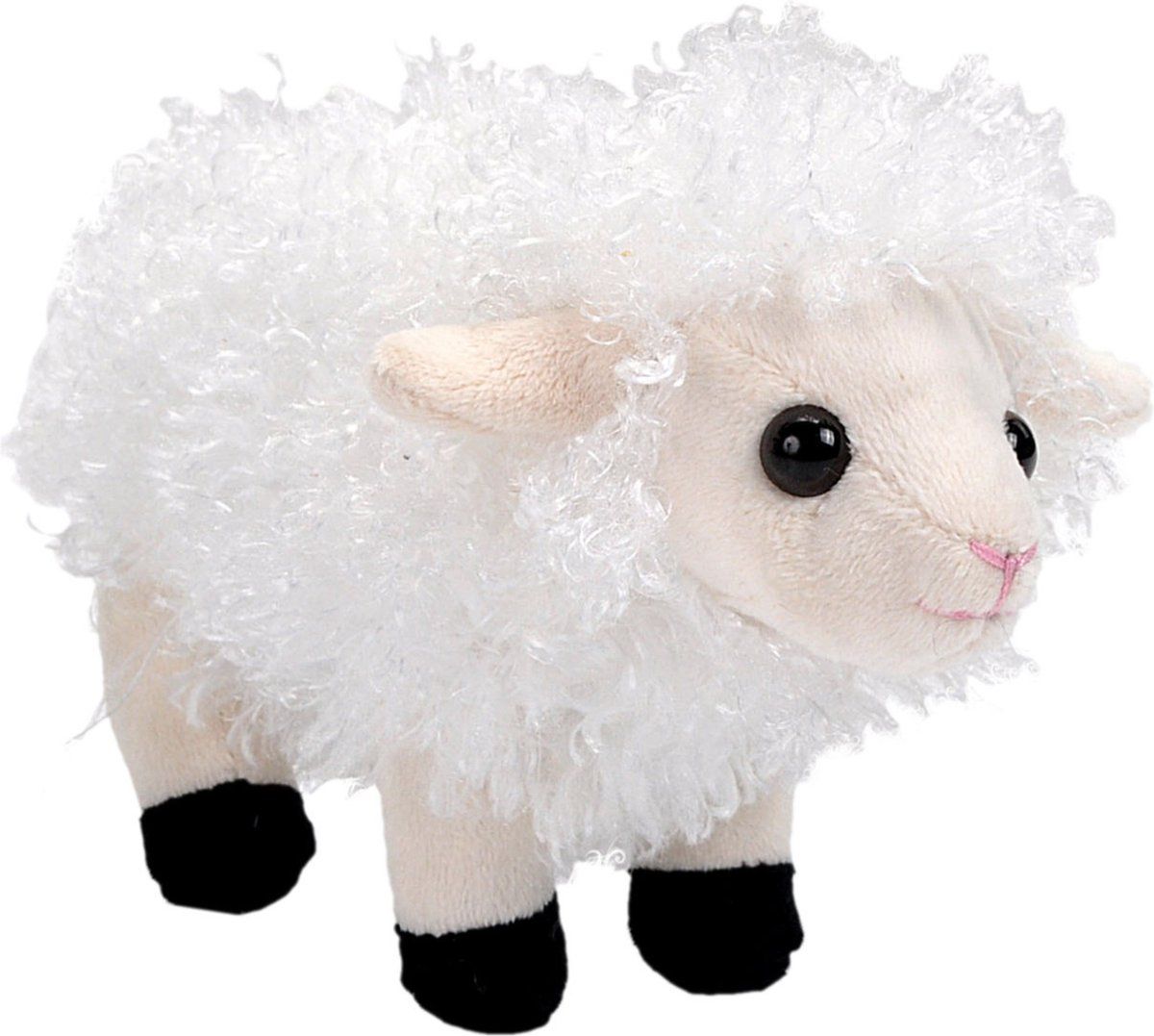 Wild Republic Pluche knuffel Lammetje/schaap 13 cm