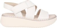 Gabor 64.591.20 - Dames Plateau Sandalen - Wit - Leer - Maat 37.5