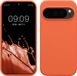 kwmobile telefoonhoesje geschikt voor Google Pixel 10 / Pixel 10 Pro - Hoesje met siliconen coating - Smartphone case in zomers oranje