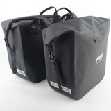 Pro Sport Lights Dubbele Fietstas Zwart 54 Liter Waterdicht