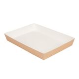 65 Thepack 65 stuks - Tabletten 'Thepack' 230 g/m2, 25,5 x 18 x 3,7 cm, natuurlijk, gegolfde nano-micro