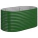 VidaXL Jardinière Acier galvanisé Vert 152x80x68 cm