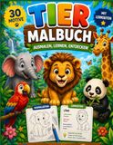 Mein großes Tier-Malbuch