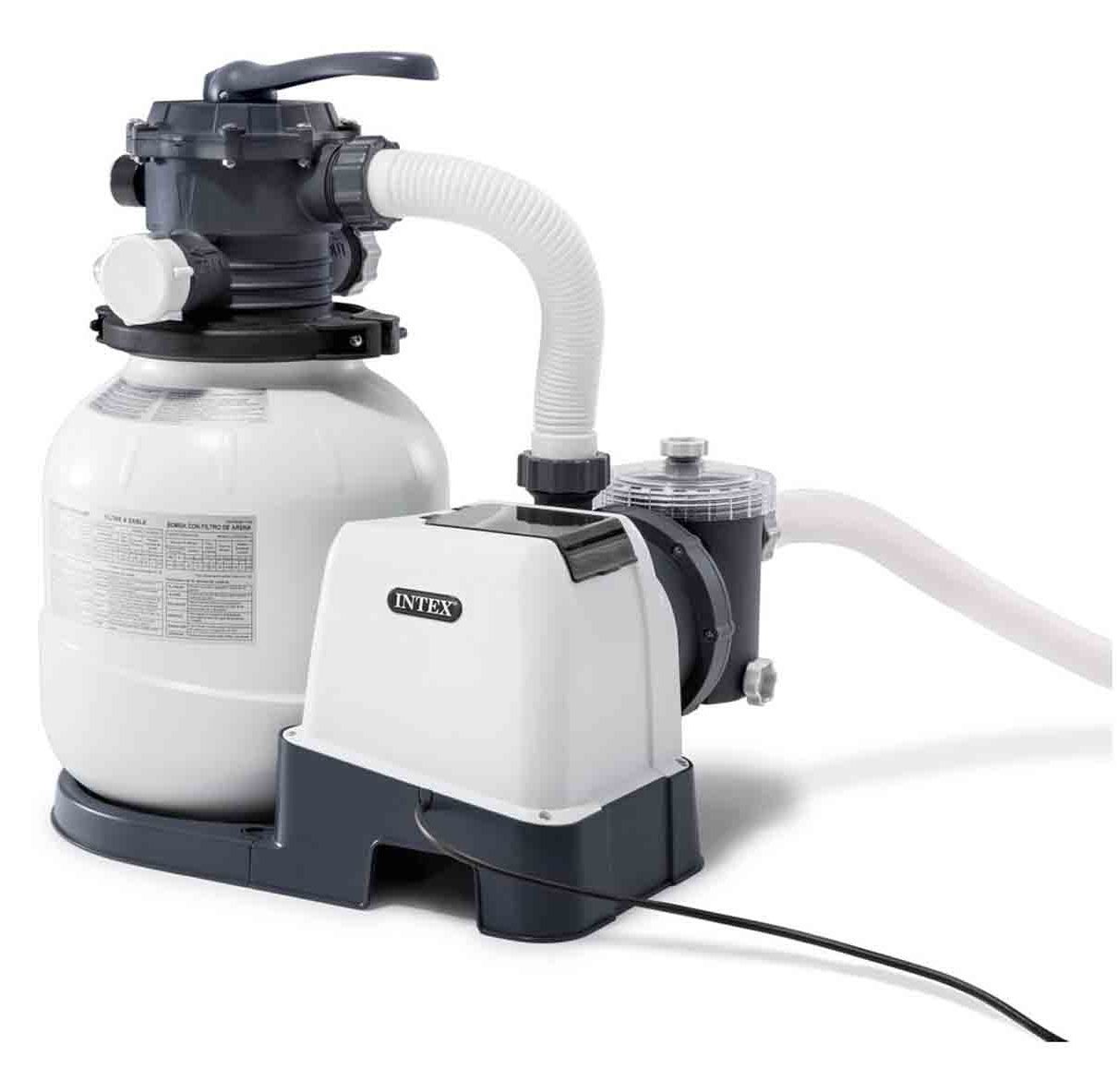 Intex 26646 Zandfilterpomp - 7.9 m³/uur - Zwart/Wit