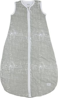 Meyco Sac de couchage rond fines rayures gris