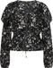 faina Blouse zwart / wit