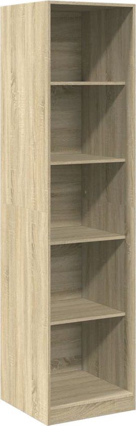 vidaXL Kledingkast - 50x50x200 cm - Bewerkt Hout - Sonoma Eikenkleurig