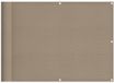 vidaXL Balkonscherm 75x800 cm 100% Oxford Polyester Taupe