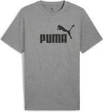 Puma ESS No.1 Logo T-shirt Heren 3XL Medium Gray Heather
