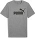 Puma ESS No.1 Logo T-shirt Heren 3XL Medium Gray Heather