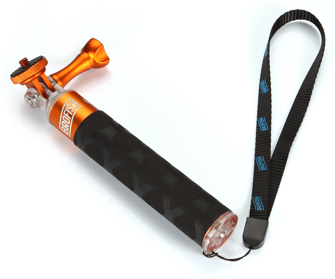 Brofish selfie small orange - actioncam