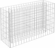 vidaXL Gabion plantenbak verhoogd 90x30x60 cm gegalvaniseerd staal