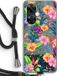 Case Company® - OnePlus Nord CE 3 Lite Case with Cord - Tropical 2 - Black Cord - Back Cover - TPU